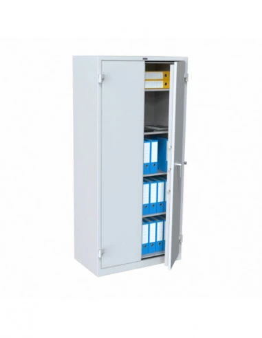 armoire-de-securite-Armoire De Sécurité Salvus Verona HS2 Serrure À Clé Gris Clair-1