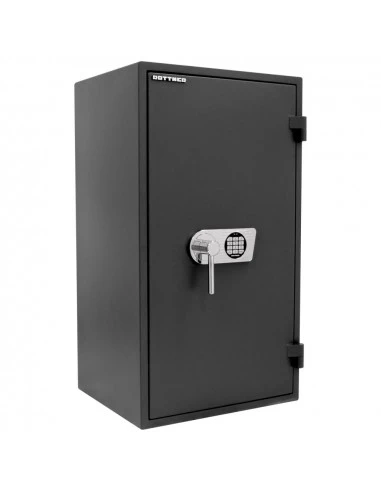 coffre-certifie-pour-tabac-Coffre Fort Ignifuge Rottner FireProfi 100 El Premium Serrure Électronique-1