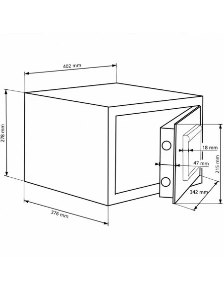 mini-coffre-fort_Coffre Fort De Sécurité Burg Wachter H210E Homesafe Serrure Electronique_thumbnail_8