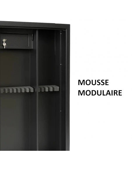 armoire-10-fusils_Armoire À Fusils Tresorsafe 12 Armes Serrure À Clés_thumbnail_5